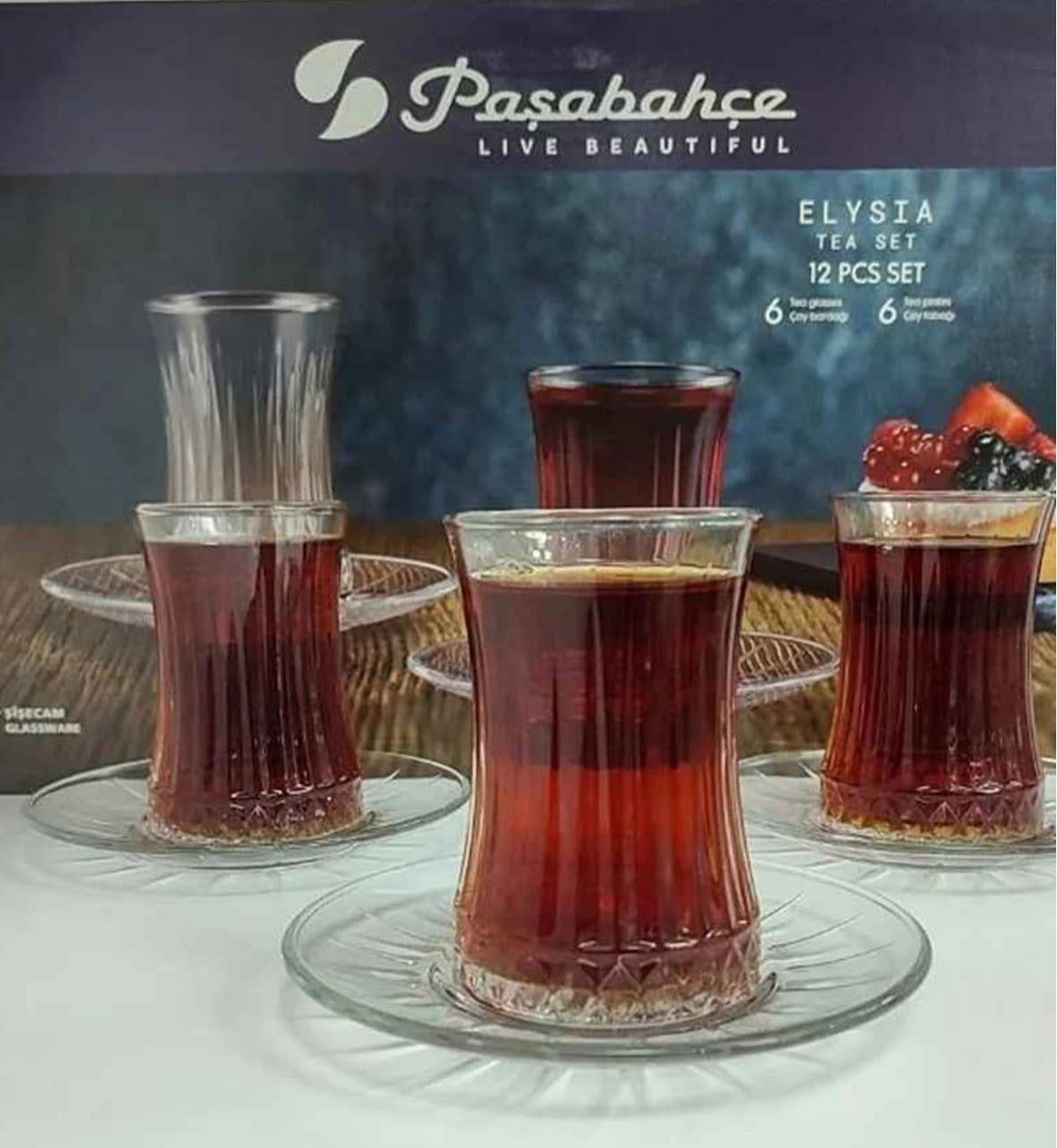 Pasabahce Elysia Teeglas Set 12 Teilig