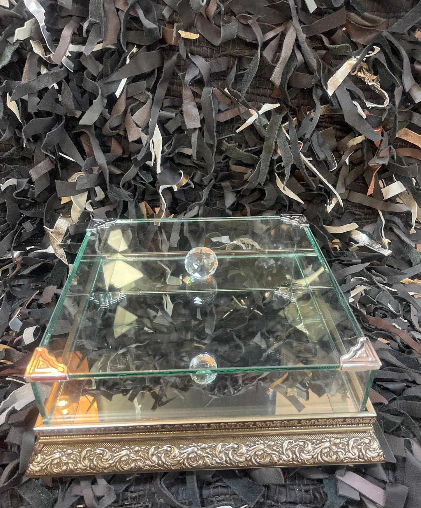 Glasbox Silber