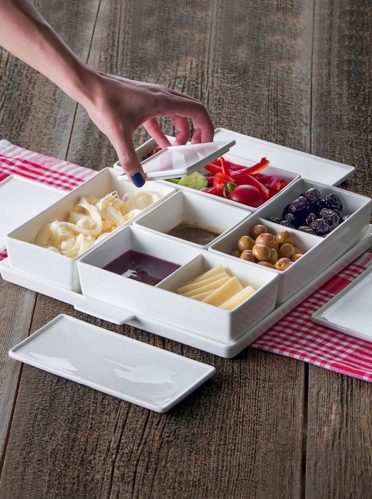 Bianco Perla Frühstücksset 5 Teilig