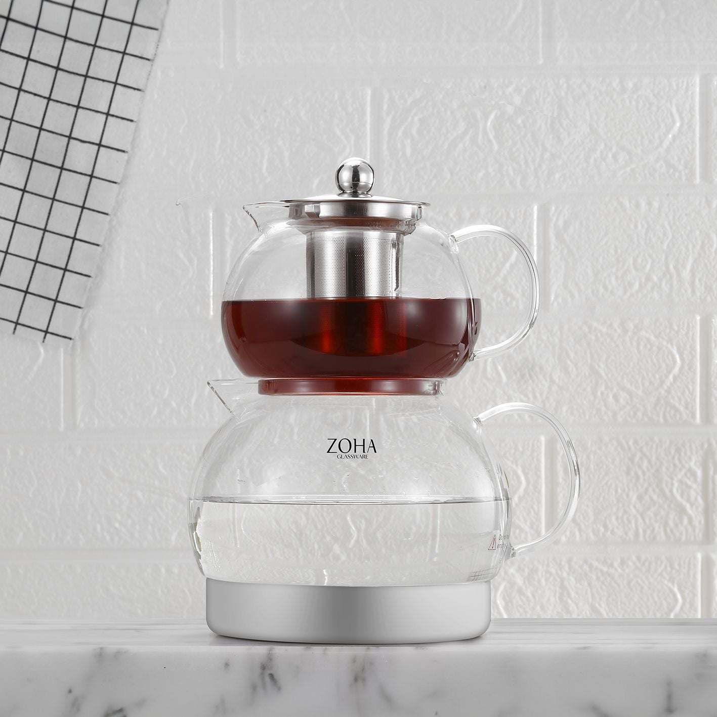 Zoha Tombik Glas Teekanne