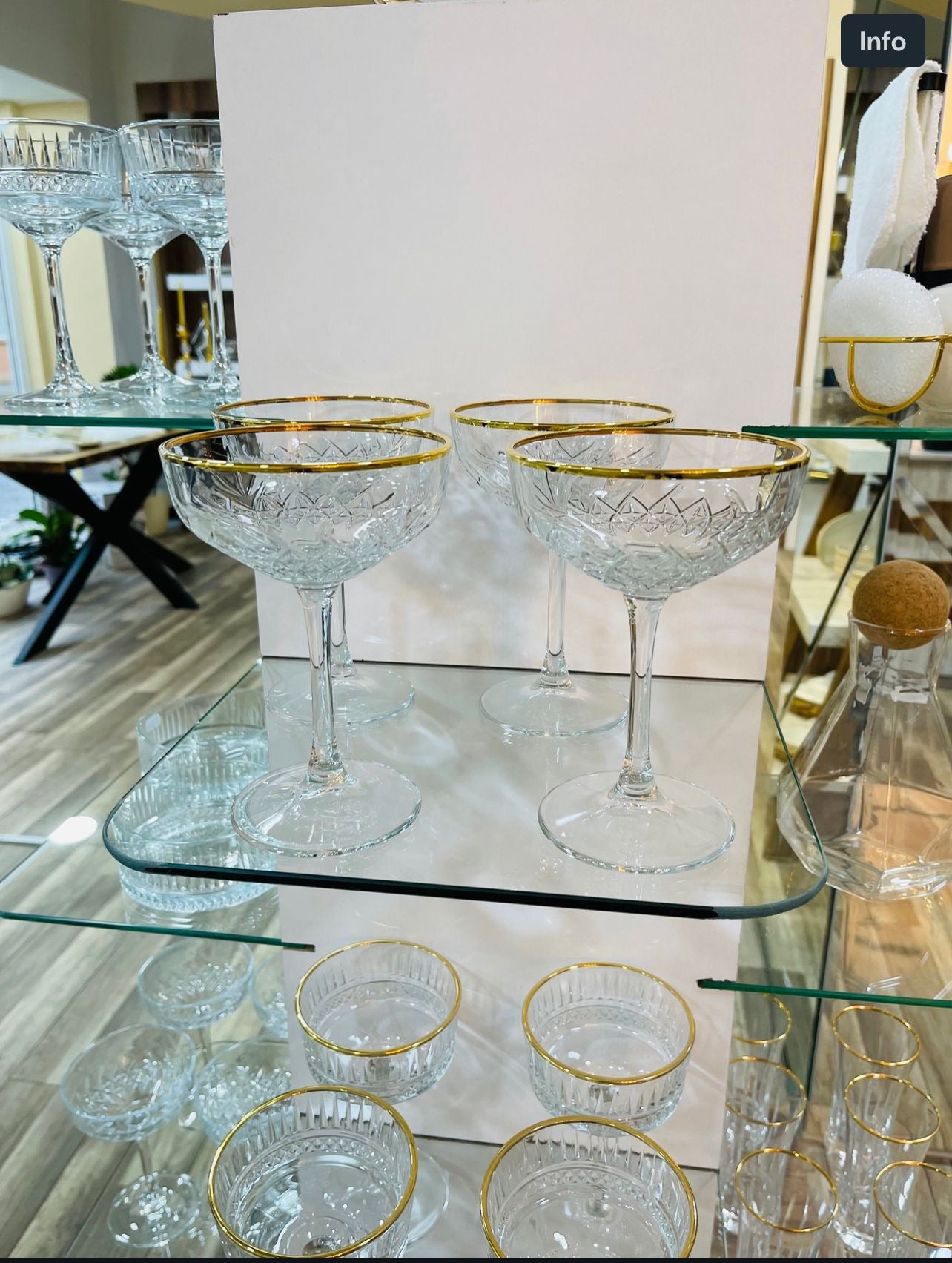 Pasabahce Golden Touch Timeless Cocktailgläser