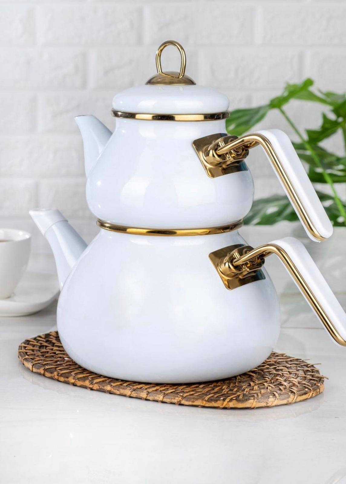 Qualita Roly&Poly Emaye Teekanne