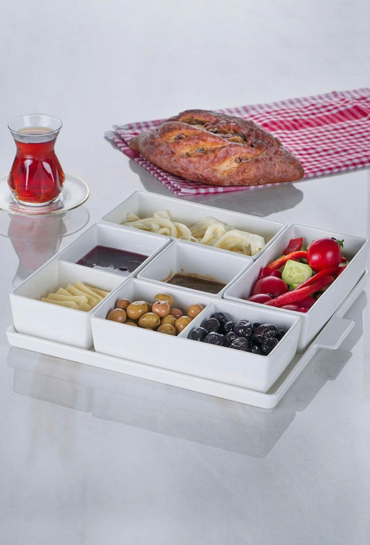 Bianco Perla Frühstücksset 5 Teilig